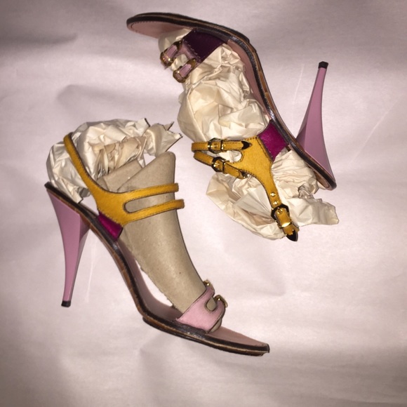 auth LOUIS VUITTON size 40.5 pony hide /crocodile - Picture 4 of 8